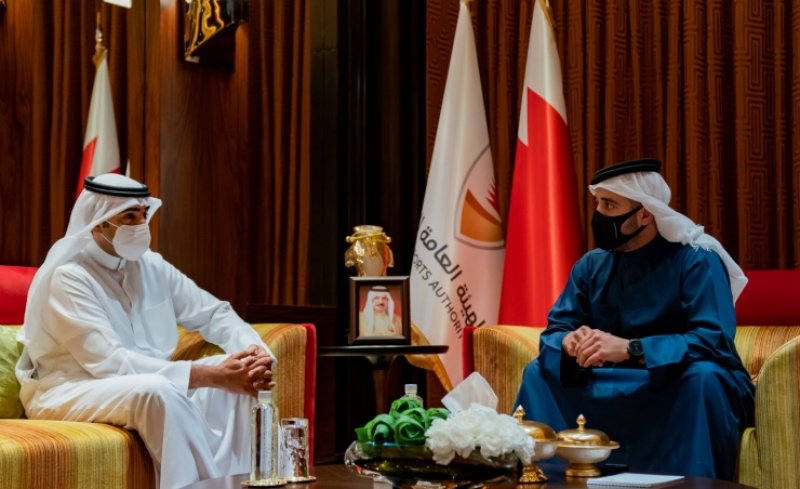 خالد بن حمد يبحث مع وزير النفط البرامج والمشاريع التنموية للارتقاء بقطاعات الرياضة