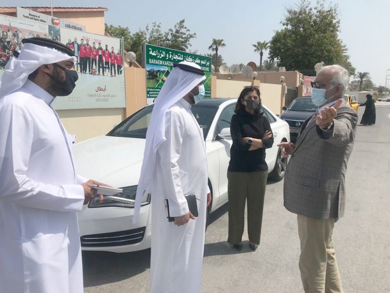 رئيس المجلس البلدي للمحافظة الشمالية يستقبل الوكيل المساعد لوزارة المواصلات والاتصالات