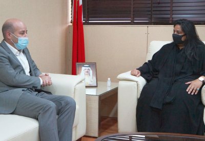 الأمين العام لمجلس التعليم العالي تستقبل القائم بأعمال سفارة دولة إسرائيل