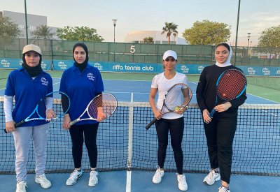 منافسات مثيرة في بطولة نادي الرفاع المفتوحة للتنس