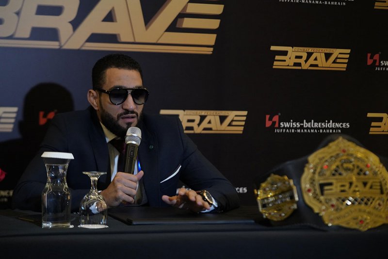 بطل BRAVE CF أحمد أمير: الحزام في البحرين وسيبقى هنا إلى الأبد