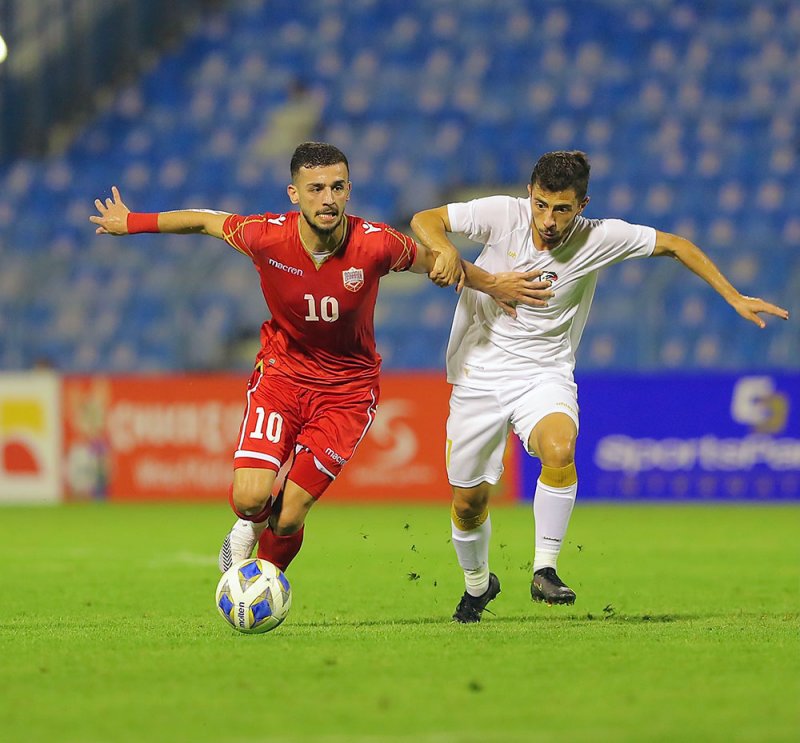 أولمبينا يخسر أمام سوريا في بطولة غرب آسيا