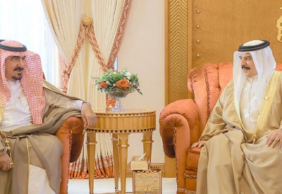 جلالة الملك المفدى يستقبل الأمير فيصل بن محمد بن شريم