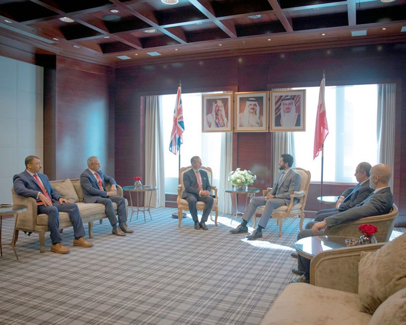 سمو الشيخ ناصر بن حمد: بريطانيا شريك استراتيجي في حفظ الأمن والاستقرار الإقليمي والعالمي
