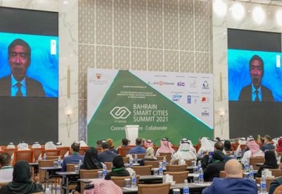 وزير الأشغال والبلديات يفتتح النسخة الخامسة من قمة البحرين للمدن الذكية 2021