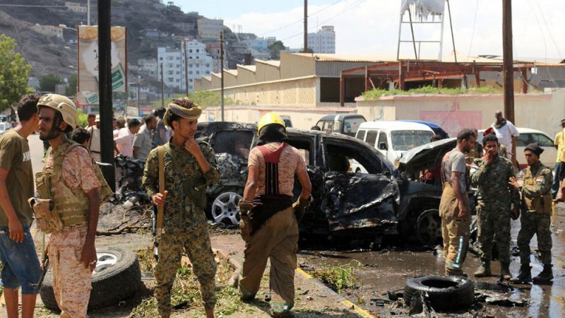 بريطانيا تدين هجوم عدن.. "حان وقت تنفيذ اتفاق الرياض"