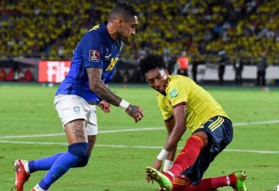 كولومبيا تنهي السجل المثالي للبرازيل في تصفيات كأس العالم