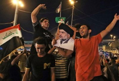 التيار الصدري يعلن فوزه بأكبر عدد من مقاعد البرلمان العراقي