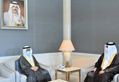 سمو الشيخ محمد بن مبارك آل خليفة يستقبل سفير مملكة البحرين لدى بلجيكا