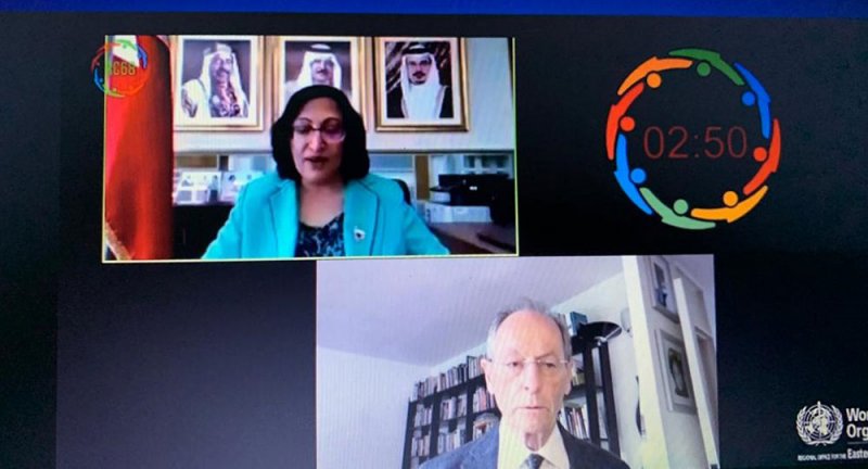 وزيرة الصحة تشارك في الحلقة النقاشية حول إعادة البناء على نحو أفضل: تحقيق الإنصاف الصحي في إقليم شرق المتوسط