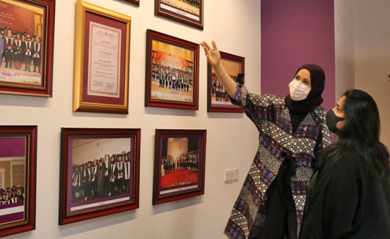 الأمين العام لمجلس التعليم العالي تزور الجامعة الملكية للبنات