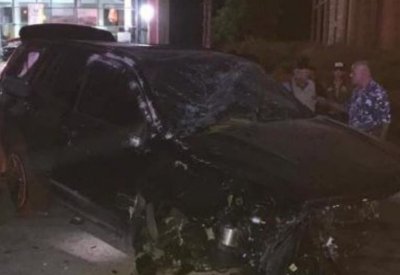 بالصور والفيديو: وائل كفوري يتعرض لحادث سير مروع
