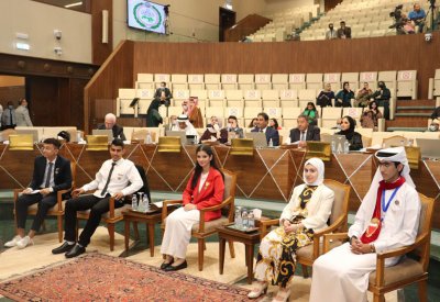 وفد طلابي بحريني يشارك في جلسة البرلمان العربي بمصر