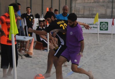 ختام الجولة الثالثة لدوري كرة القدم الشاطئية