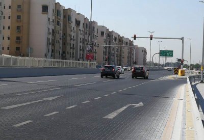 الأشغال: الانتهاء من أعمال مشروع شارع الشيخ زايد