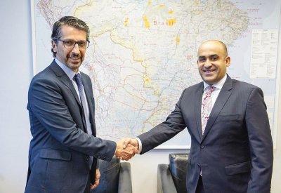 وزير البيئة بالبرازيل يستقبل سفير البحرين