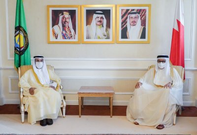 سعادة وزير الخارجية يستقبل معالي الأمين العام لمجلس التعاون لدول الخليج العربية