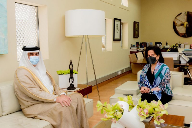 معالي الشيخة مي تستقبل سفير البحرين لدى بلجيكيا
