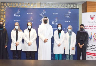 منتسبو “ديار المحرق” يُشاركون في مشروع الجينوم الوطني