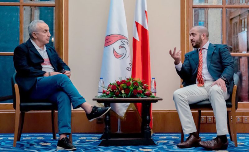 خالد بن حمد يبحث تعزيز التعاون المشترك مع رئيس اللجنة الأولمبية الإسبانية