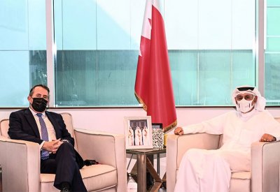وزير الصناعة والتجارة والسياحة يجتمع برئيس مجموعة الاتفاقيات الإبراهيمية