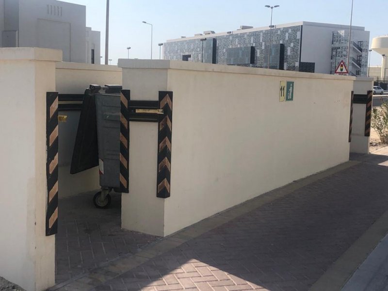 بالصور: غرفة خاصة لحاويات القمامة في المناطق السكنية