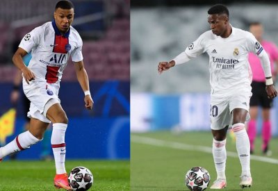 فينيسيوس يرحب بانتقال مبابي إلى ريال مدريد