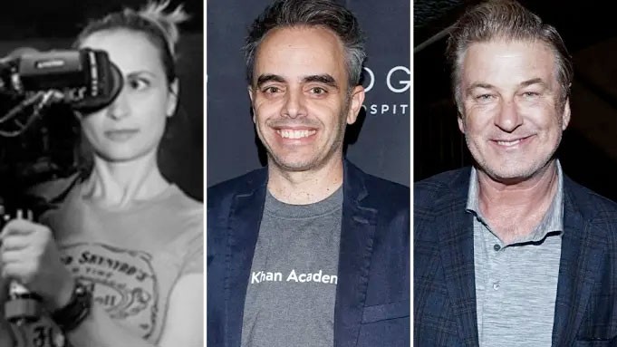 أليك بالدوين والمخرج جويل سوزا ومديرة التصوير هاليانا هاتشينز 