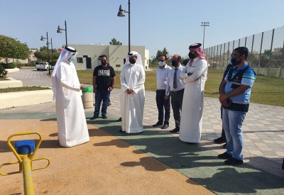 مدير عام بلدية "الجنوبية" والبلدي جناحي يؤكدان أهمية تعزيز الوعي بالنظافة العامة في حديقة خليفة الكبرى