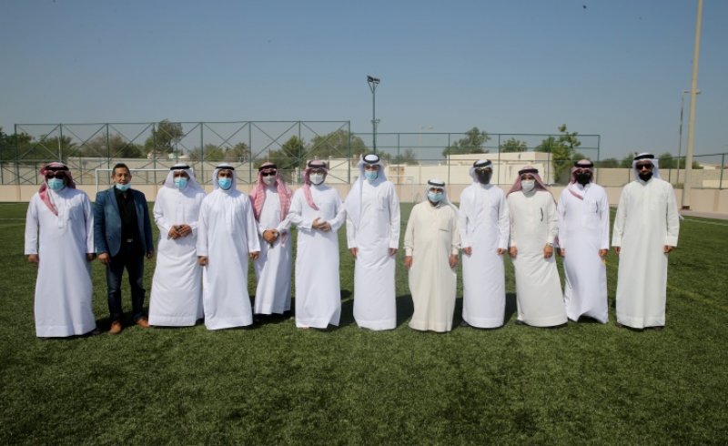 وزير شؤون الشباب والرياضة يفتتح ملاعب مركز تمكين شباب أبوقوة