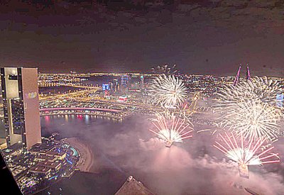 172.6 ألف دينار   للألعاب النارية والأنشطة الترفيهية لرأس السنة 2022