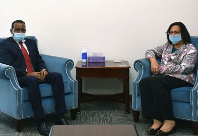 وزيرة الصحة تستقبل قنصل أثيوبيا