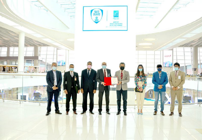 المطار يحصل على شهادة “SafeGuard” العالمية