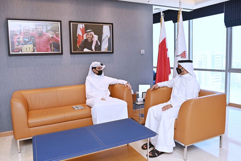 النصف يستقبل الأمين العام لاتحاد كرة القدم