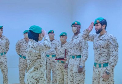 سمو مستشار الأمن الوطني قائد الحرس الملكي يرعى حفل تخريج دورة الحرس التخصصية الأولى للإناث بالحرس الملكي‎‎