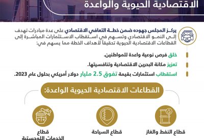 الرئيس التنفيذي لمجلس التنمية الاقتصادية: مبادرات طموحة لتطوير القطاعات الاقتصادية الحيوية والواعدة