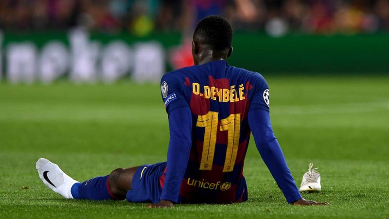 برشلونة يستبعد ديمبيلي ويعلن عن إصابة جديدة