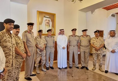 وفد القضاء العسكري المصري يزور المحكمة الدستورية