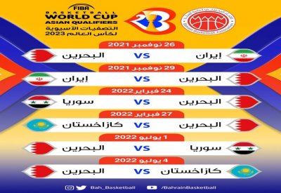 منتخب البحرين لكرة السلة يقيم معسكرا في السعودية تحضيراً لتصفيات كأس العالم