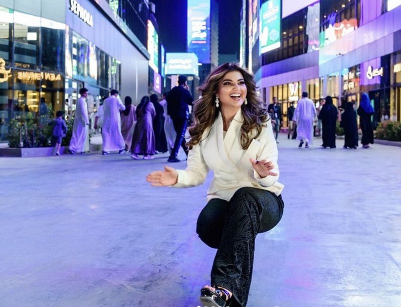 أميرة محمد معجبة بفعاليات موسم الرياض