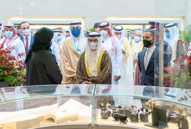 مركز البحرين للمجوهرات يعرب عن الشكر والتقدير لسمو ولي العهد رئيس الوزراء لرعايته معرض الجواهر العربية