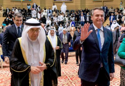 سمو الشيخ محمد بن مبارك يقيم مأدبة عشاء تكريمًا لفخامة رئيس جمهورية البرازيل