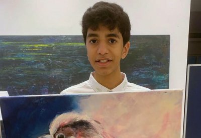"عمار" الأول في الرسم على مستوى المدارس الثانوية
