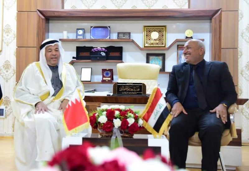 محافظ محافظة كربلاء يستقبل القنصل العام لمملكة البحرين المعين في مدينة النجف