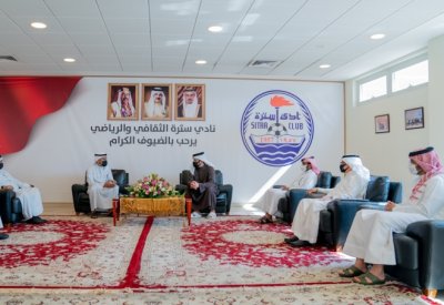 خالد بن حمد يزور ناديي النبيه صالح وسترة