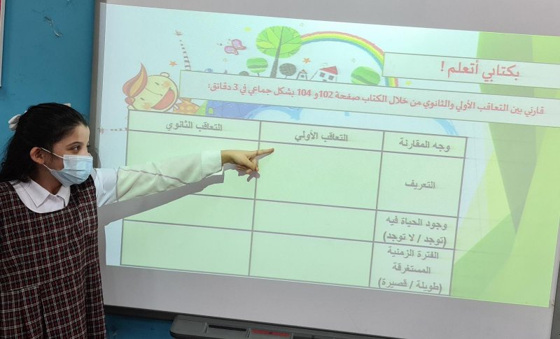 معلمة علوم تتميز في التكنولوجيا وتحقق نقلة نوعية في النتائج