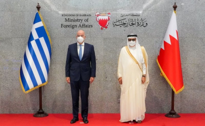 وزير الخارجية يعقد جلسة مباحثات رسمية مع وزير خارجية جمهورية اليونان