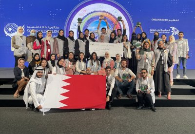 جامعة البحرين تفوز بالمركز الثالث في مسابقة ديكاثلون الطاقة الشمسية الشرق الأوسط  