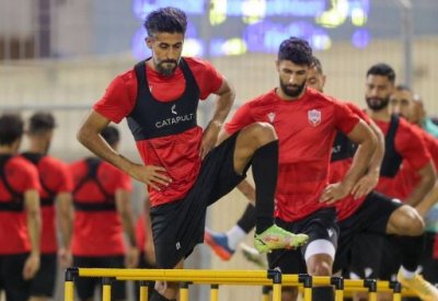 "الأحمر" يواصل تدريباته لكأس العرب