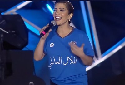 "أصالة" تشعل حفل الهلال في بوليفارد الرياض